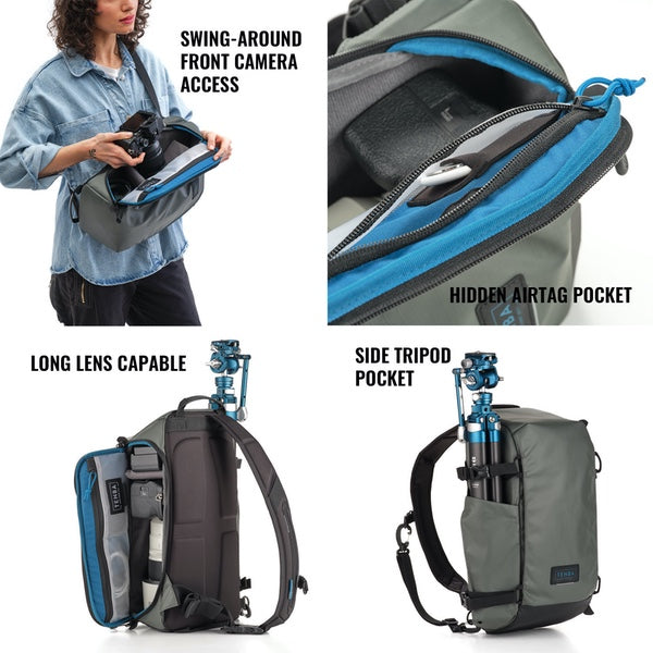 Tenba Zaino Solstice V2 Sling 12L Grigio Tenba Zaino Solstice V2 Sling 12L Grigio